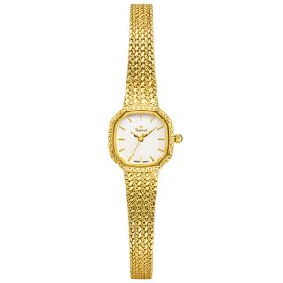 ĐỒNG HỒ NỮ CHÍNH HÃNG FUNMEI FL2145 MẶT VUÔNG BO GÓC DÂY LƯỚI THÉP FULLBOX TEM