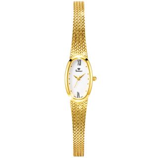 ĐỒNG HỒ NỮ CHÍNH HÃNG FUNMEI FL2147 MẶT OVAN DÂY LƯỚI THÉP FULLBOX TEM