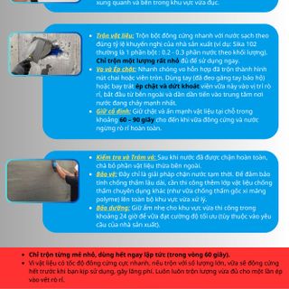 [5 Lít] Chặn vết nước rò rỉ qua vách, sàn bê tông - Chất Đông Cứng Nhanh Xi Măng Ngăn Rò Rỉ Nước TACOAT SEALER