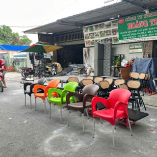 Ghế nhựa đúc cafe giá rẻ tại xưởng