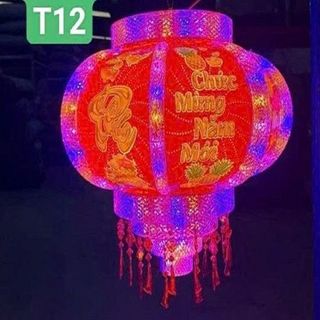 LỒNG ĐÈN LED ĐIỆN XOAY 360 4 TẦNG 8870