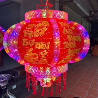 LỒNG ĐÈN LED ĐIỆN XOAY 360 4 TẦNG 8870