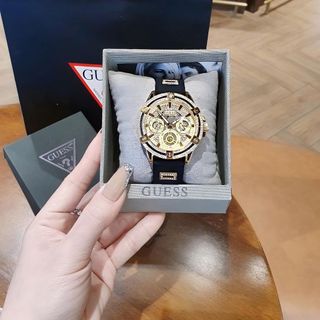 ĐỒNG HỒ NỮ CHÍNH HÃNG GUECC MẶT ĐÁ PHA LÊ DÂY CAO SU FULLBOX