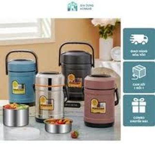 Cặp Lồng 2,5L Xanbo Trắng (THÙNG 24C)