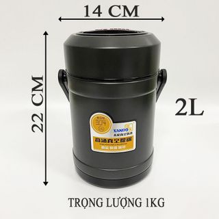 Cặp Lồng 2,5L Xanbo Trắng (THÙNG 24C)