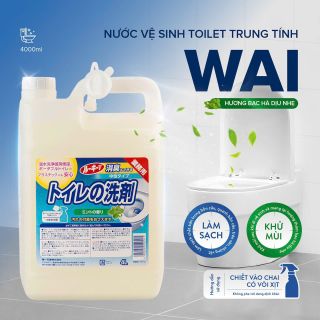 Nươc rửa chén, tẩy bồn cầu, lau sàn Wai RookieV 4L
