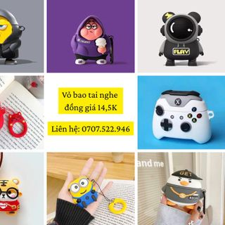 Vỏ bao tai nghe airpod ap2/3/4/pro2/pro3