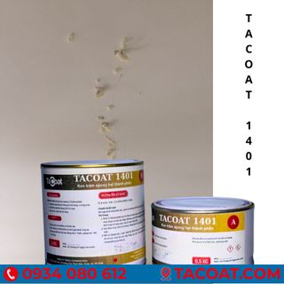 (1,5KG) TACOAT 1401 Keo Trấm Epoxy 2 Thành Phần - Xử Lý Vết Nứt, Gia Cố Các Mối Nối Bê Tông