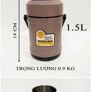 Cặp Lồng 1,5l Xanbo Inox (THÙNG 24C)