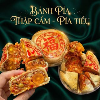 BÁNH PÍA LẠP THỊT, PÍA THẬP CẨM, BÁNH TIỀU THƠM NGON SIÊU TO 600G 8 TRỨNG - WINNIE HOUSE