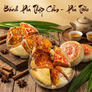 BÁNH PÍA LẠP THỊT, PÍA THẬP CẨM, BÁNH TIỀU THƠM NGON SIÊU TO 600G 8 TRỨNG - WINNIE HOUSE