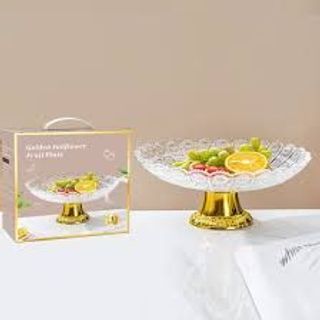 Đĩa Thuỷ Tinh Chân Bồng Y2027-1 ( THÙNG 12C )