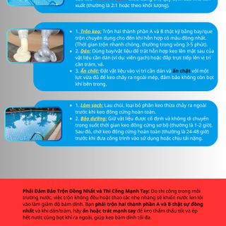 (1,5KG) TACOAT AQUA -  Keo Dán Gạch Dưới Nươc Không Cần Tháo Nước, Dán Gạch Trực Tiếp Dưới Nước