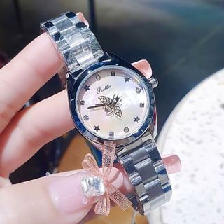 ĐỒNG HỒ NỮ CHÍNH HÃNG SCOTTE MẶT TRÒN KIM CON ONG XOAY FULLBOX