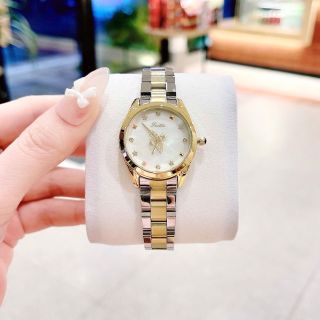 ĐỒNG HỒ NỮ CHÍNH HÃNG SCOTTE MẶT TRÒN KIM CON ONG XOAY FULLBOX