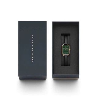 ĐỒNG HỒ NỮ CAO CẤP DANIEL W QUARDO MẶT CHỮ NHẬT DÂY DA VÀ LƯỚI FULLBOX HỘP NƠ