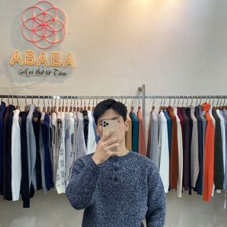 Áo Len Nam Cổ Henley hàng QC cao cấp Dày Size M L XL XXL 3XL Hà Đinh - HENLEY-F68118