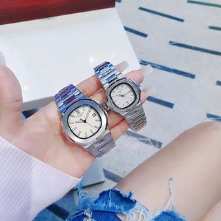 ĐỒNG HỒ NAM NỮ CAO CẤP FATEK MẶT VUÔNG DÂY THÉP MÁY AUTOMATIC VÀ MÁY QUARZT