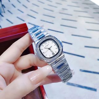 ĐỒNG HỒ NAM NỮ CAO CẤP FATEK MẶT VUÔNG DÂY THÉP MÁY AUTOMATIC VÀ MÁY QUARZT