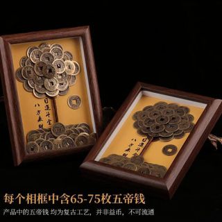 Khung ảnh Cây Đồng Tiền Phát tài Handmade , tượng trung cho sự tài lộc , may mắn . bộ quà tặng phong thủy ( Hàng Gía Tận Xưởng )