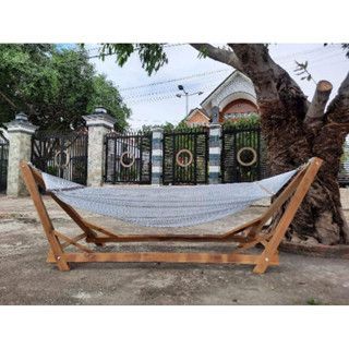 Khung võng gỗ sao tự nhiên- Giá Võng cây chắc chắn- Dễ lắp đặt