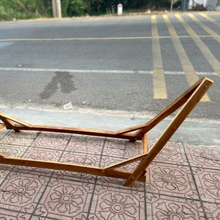 Khung võng gỗ sao tự nhiên- Giá Võng cây chắc chắn- Dễ lắp đặt