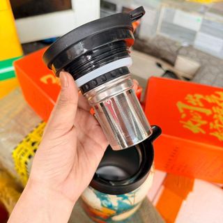 ÂGN Ấm Giữ Nhiệt Hoa Văn 1500ml Họa Tiết (THÙNG 30C)