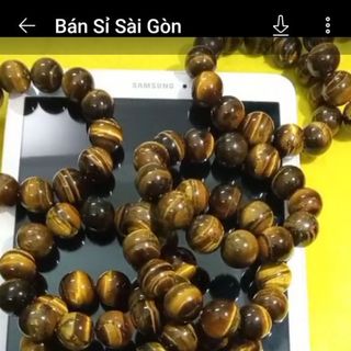 Vòng chuỗi đeo tay đá mắt hổ 16 ly vòng tay