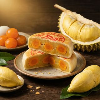 BÁNH PÍA SẦU RIÊNG TƯƠI 8 TRỨNG SIÊU NGON KHỔNG LỒ 600G - WINNIE HOUSE