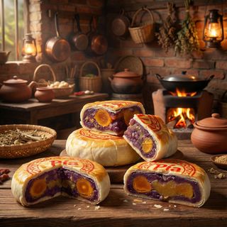 BÁNH PÍA KHOAI MÔN SẦU RIÊNG BÁT BỬU, VỊ NGON KHÓ QUÊN 600G - WINNIE HOUSE