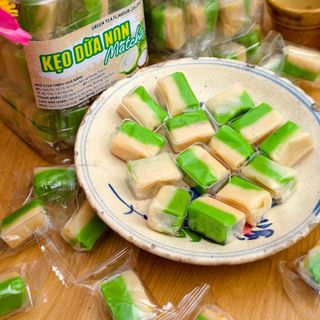 Kẹo dừa sáp maha trà xanh xá thùng 10kg