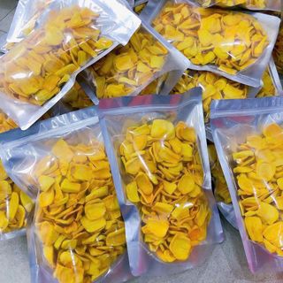 MÍT THÁI SẤY GIÒN NGUYÊN CÁNH – TÚI ZIP 500G | GIÒN NGỌT TỰ NHIÊN, CHUẨN HÀNG XUẤT KHẨU 🍈