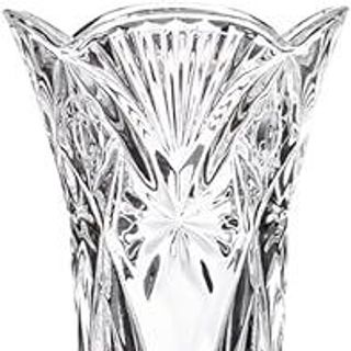 Lọ Hoa Thủy Tinh Hoa Trắng Loe 35cm (THÙNG 6C)