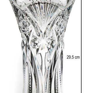 Lọ Hoa Thủy Tinh Hoa Trắng Loe 35cm (THÙNG 6C)