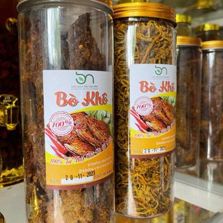 BÒ KHÔ MIẾNG - ĐẶC SẢN GIA LAI TÂY NGUYÊN - HỘP 500G