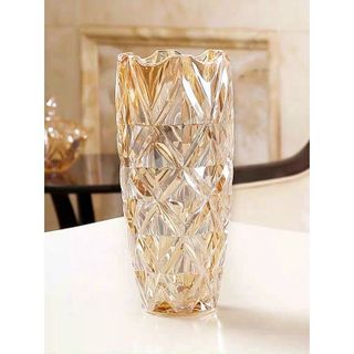 Lọ Hoa Thủy Tinh Bom Vàng 25cm HP 122-2 HA ( THÙNG 12C)