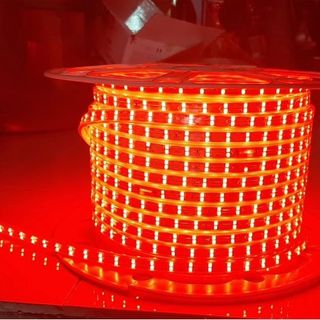 ĐÈN LED DÂY 2835 HAI HÀNG MÀU ĐỎ DÀI 100M