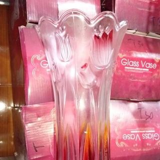 Lọ Hoa Thủy Tinh Loe Màu 25cm (THÙNG 15C)