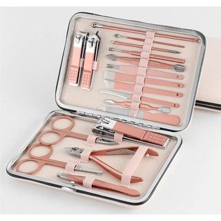 BỘ LÀM MÓNG 18 MÓN MÀU HỒNG