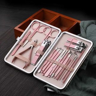 BỘ LÀM MÓNG 18 MÓN MÀU HỒNG