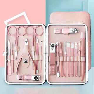 BỘ LÀM MÓNG 18 MÓN MÀU HỒNG