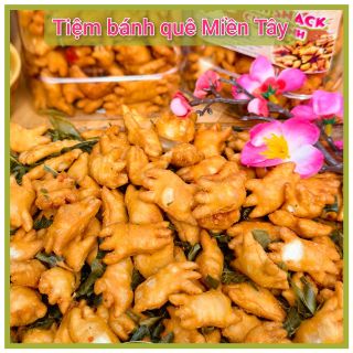 Snack cua chiên mắm ăn vặt ( 10 hủ x 500g)