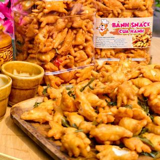 Snack cua chiên mắm ăn vặt ( 10 hủ x 500g)