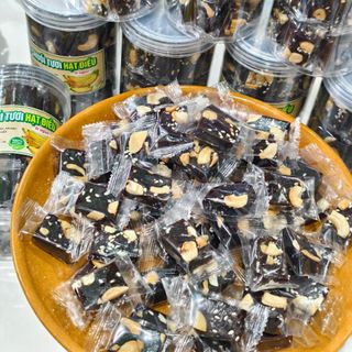 Kẹo chuối tươi hạt điều xá 10kg