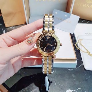 ĐỒNG HỒ NỮ CAO CẤP VERSEC DÂY THÉP DEMI MẶT ĐEN