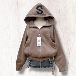 Áo Khoác Lửng Nón Rộng Thêu Chữ S - Đẳng Cấp Tiện Nghi và Thời Trang