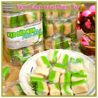 Kẹo dừa sáp rau má ít đường xá thùng 10kg