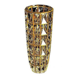 Lọ Hoa Thủy Tinh Vàng Kim Cương 32cm CC 71-721925 (THÙNG 6C)