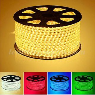 ĐÈN LED DÂY 2835 HAI HÀNG MÀU TRẮNG DÀI 100M