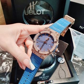 DEAL CUỐI NĂM ĐỒNG HỒ NAM CAO CẤP HULOT VIỀN ĐÁ DÂY DA VÀ CAO SU